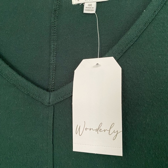 Wonderly Studio Dark Green Jersey size M. - Picture 4 of 4